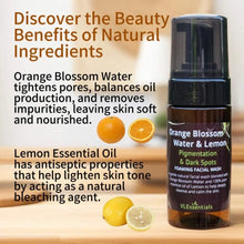 Load image into Gallery viewer, VLEssentials Double Cleansing Bundle with oil cleanser and foaming facial wash targeting pigmentation and dark spots