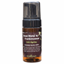 Load image into Gallery viewer, Anti-ageing cleansing bundle with oil cleanser and facial wash bottles against white background