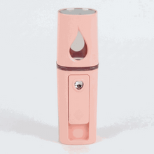 Load image into Gallery viewer, Portable Nano Mist Sprayer with USB charging and 30ml water tank for hydrating and refreshing skin on the go