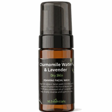 Load image into Gallery viewer, VLEssentials Foaming Face Cleanser Chamomile Lavender for dry skin 100ml bottle