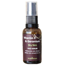 Load image into Gallery viewer, VLESSENTIALS Dry Skin Duo Set | Vitamin E Serum + Cream | Hydration Kit 30ml + 50g VLEssentials.Beauty