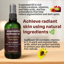 Load image into Gallery viewer, VLEssentials Double Cleansing Bundle with oil cleanser and foaming wash for pigmentation and dark spot treatment
