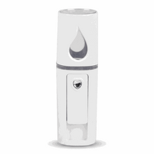 Load image into Gallery viewer, Compact Nano Mist Sprayer with USB charging, ideal for skin hydration and makeup setting on the go
