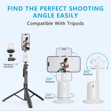 Load image into Gallery viewer, Mini auto face tracking selfie stick tripod with gesture control and Bluetooth controller for vlogging
