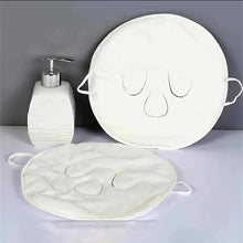 Load image into Gallery viewer, Hot and cold compress face towel for reusable facial steam and skincare benefits
