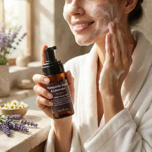 Load image into Gallery viewer, VLEssentials Foaming Face Cleanser Chamomile Lavender for dry skin 100ml bottle
